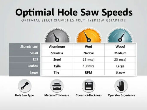 latest company blog about Optimizing Hole Saw Speeds for Precision Material Cutting