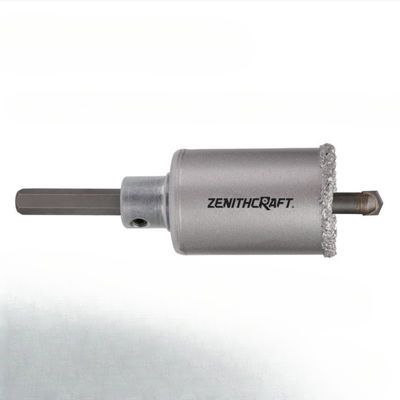 Buen precio Carburo de tungsteno revestido con una sierra de agujero de mandril para materiales de construcción abrasivos en línea