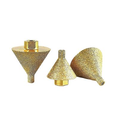 Harga yang bagus Vacuum Brazed Diamond Chamfer Drill Bit Shank Jenis M14 M10 5/8-11 on line