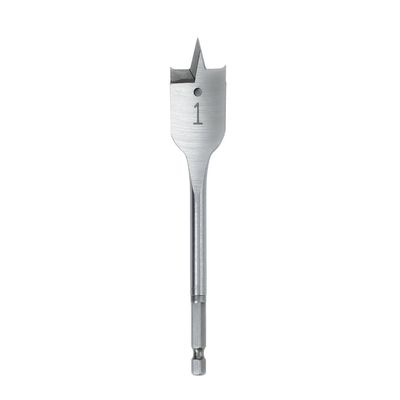 Harga yang bagus OEM 1 Inch Flat Drill Bit / Flat Bottom Drill Bit Untuk Kayu Handheld Atau Power Drill on line