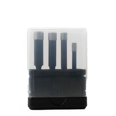 İyi bir fiyat. 45# Çelik 4PC Vakum Lehimleme Elmas Delik Çakmak Kit 6mm 8mm 10mm 12mm çevrimiçi