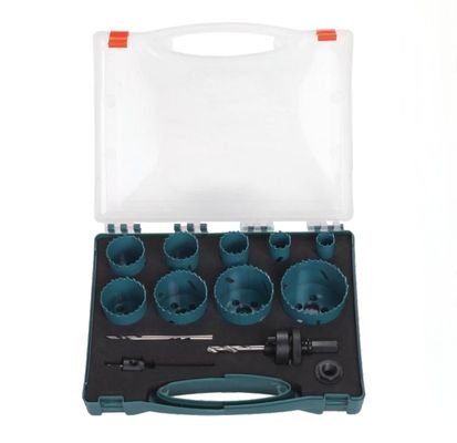 Harga yang bagus Cat 13PC Bi Metal Hole Saw Kit Untuk Bahan Plastik Papan Gipsum on line
