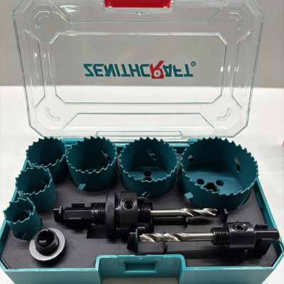 9PC Bi Metal Hole Saw Set Hss Hole Saw Set Variable Pitch Teeth