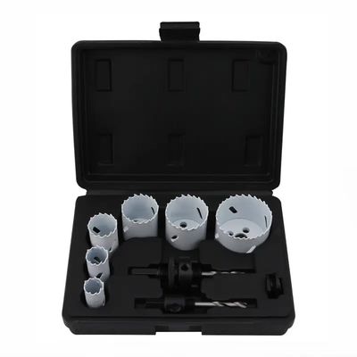 9PC Bi Metal Hole Saw Kit 22-64mm M42 HSS Co8% Teeth Material
