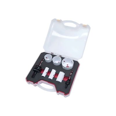 کیفیت M42 HSS 8PC Bi Metal Hole Saw Set دندانهای متغیر پیچ کارخانه