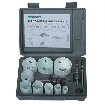 Good price Bi Metal Hole Saw Kit 13PC HSS 13 Piece Bi Metal Hole Saw Kit online