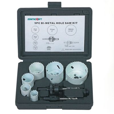 Kalite 9 PC Bi Metal Delik Çakmak STAINLESS STEEL için 38mm / 44mm / 47mm Fabrika